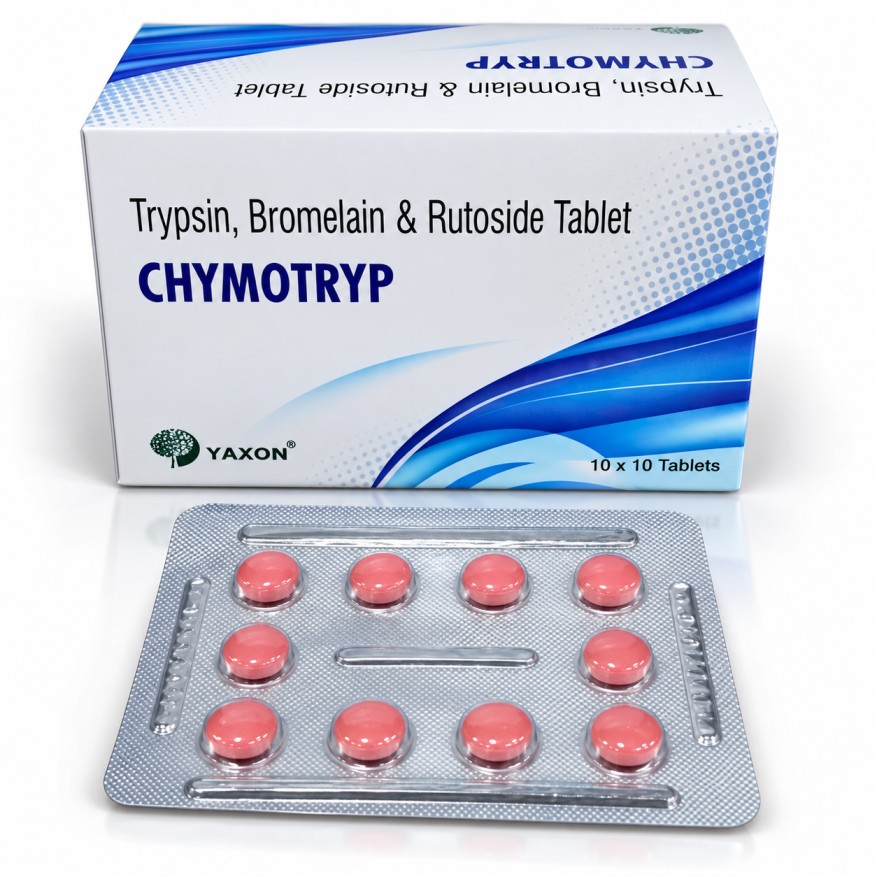 YAXON CHYMOTRYP DIGESTIVE Tablets